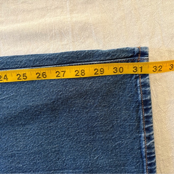 EUC, Loft The Wide Leg Jean, Dark Denim, High Rise, Full Length, SZ 14, 31.5” IS - Picture 13 of 13